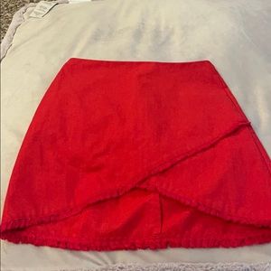 red skirt